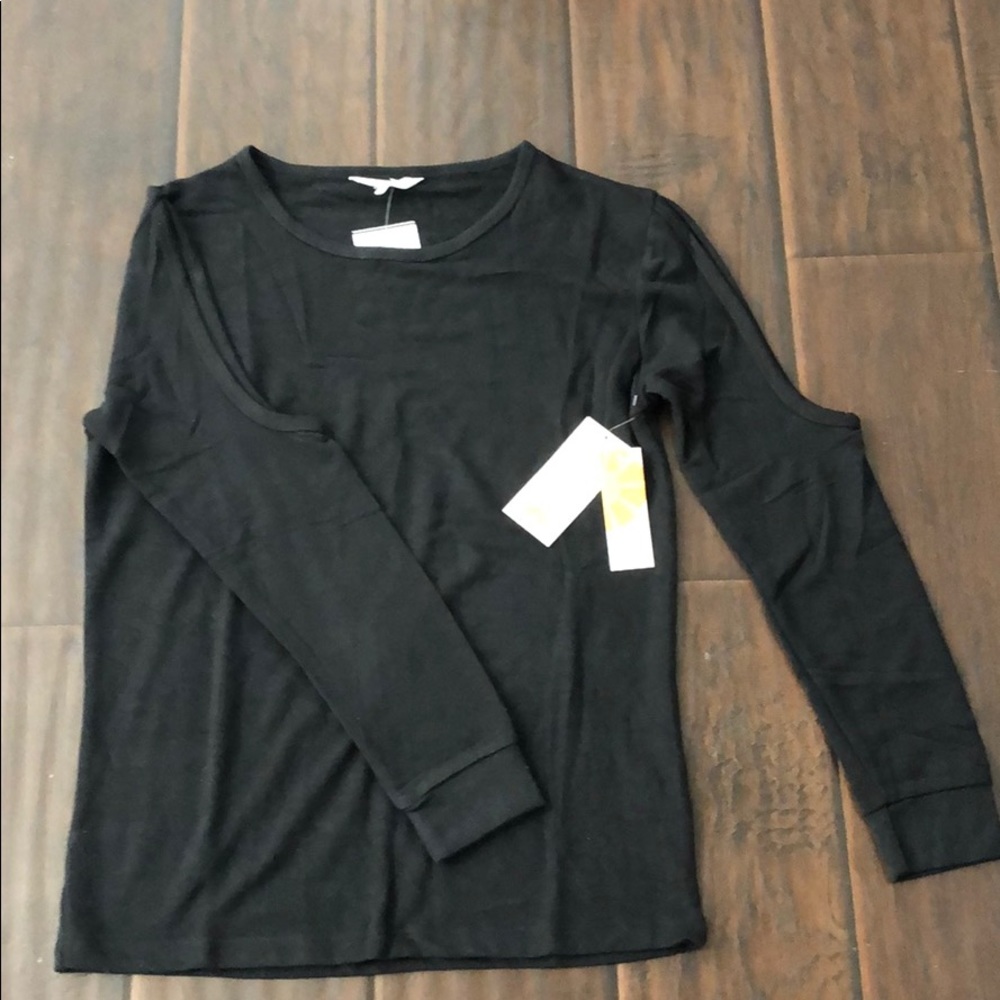C&C California Open Shoulder Cut out T-shirt workout Athleisure